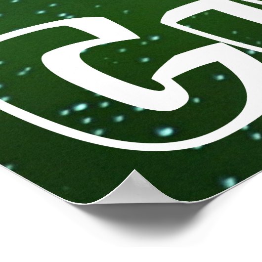 テニスプレーカスタムヤー文字紡績用テニスボール ポスター (角)