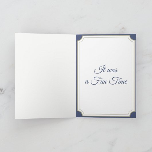 テニスプレーヤーありがとう サンキューカード (内部)