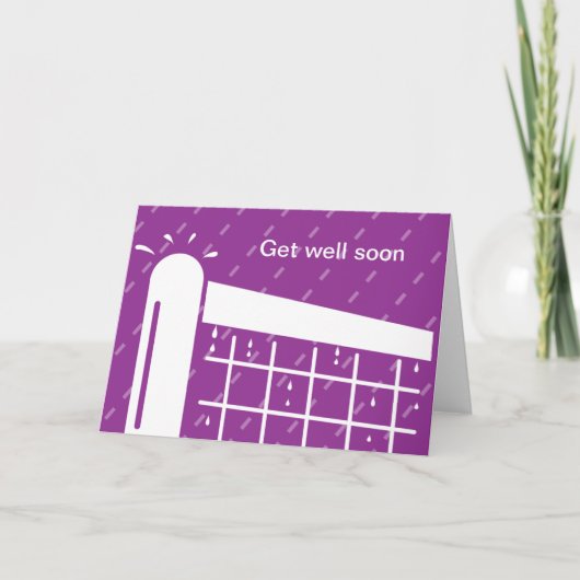 テニスプレーヤーのための良いカードを得る カード (正面)