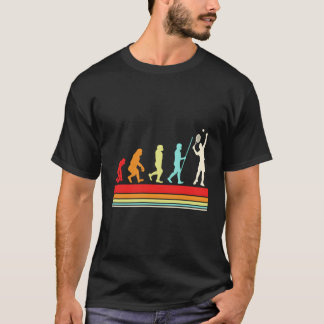 テニスプレーヤーの進化カラーS Tシャツ