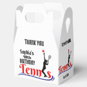 テニスプレーヤーガール誕生日ガールビーフボックス フェイバーボックス (オープン)