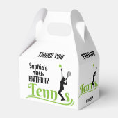 テニスプレーヤーガール誕生日ガールビーフボックス フェイバーボックス (裏面サイド)