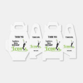 テニスプレーヤーガール誕生日ガールビーフボックス フェイバーボックス (折り畳みなし)