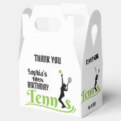 テニスプレーヤーガール誕生日ガールビーフボックス フェイバーボックス (オープン)