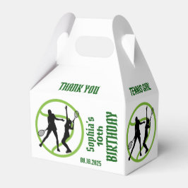 テニスプレーヤーガール誕生日ガールビーフボックス フェイバーボックス