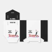 テニスプレーヤーガール誕生日ガールビーフボックス フェイバーボックス (折り畳みなし)