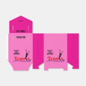 テニスプレーヤーガール誕生日ガールビーフボックス フェイバーボックス (折り畳みなし)