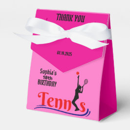 テニスプレーヤーガール誕生日ガールビーフボックス フェイバーボックス