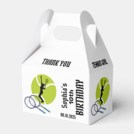 テニスプレーヤーガール誕生日ガールビーフボックス フェイバーボックス