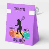 テニスプレーヤーガール誕生日ガールビーフボックス フェイバーボックス (裏面サイド)