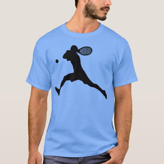 テニスプレーヤースポーツ家族 Tシャツ (正面)