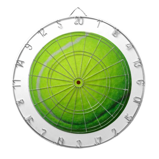 テニスプレーヤーファンギフトアイディア ダーツボード (正面)