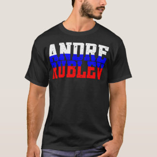 テニスプレーヤー アンドレ・ルブレフ Tシャツ