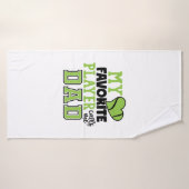 テニスプレーヤー | 私の好きな選手がお父さんと呼ぶ バスタオル (バスタオル)