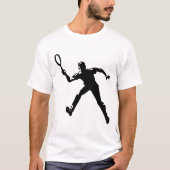 テニスプレーヤー Tシャツ (正面)