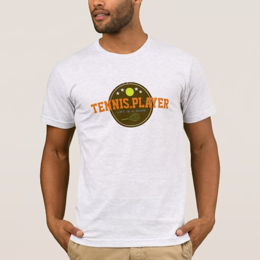 テニスプレーヤー Tシャツ (正面)
