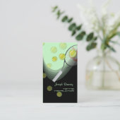 テニスプロ/テニスインストラクターDIY背景色 名刺 (スタンド正面)