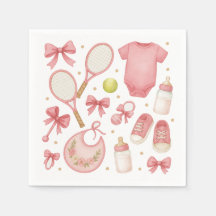 テニスベビーガールテーマラケット付き