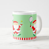 テニスホリデーギフト ジャンボコーヒーマグカップ (正面右)