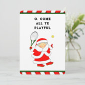 テニスホリデークリスマスカード シーズンカード (スタンド正面)