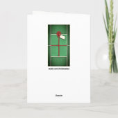 テニスホリデーグリーティングカード シーズンカード (裏面)