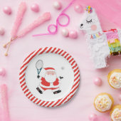 テニスホリデーパーティー紙プレート ペーパープレート (パーティー)