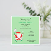 テニスホリデーパーティー 招待状 (スタンド正面)