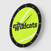 テニスボーカスタムルのチーム名ウォールクロック ラージ壁時計 (傾斜)