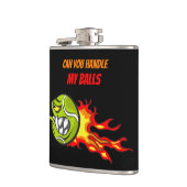 テニスボールおもしろいインフレイズ，スポーツ引用文，ブラック フラスク (左)