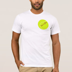 テニスボールで遊ぶために生まれてきた Tシャツ