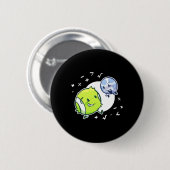 テニスボールとゴルフボールのデュオ数学 缶バッジ (正面&裏面)