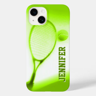 テニスボールとラケットスポーツグリーンiPhone 6ケース Case-Mate iPhone 14ケース