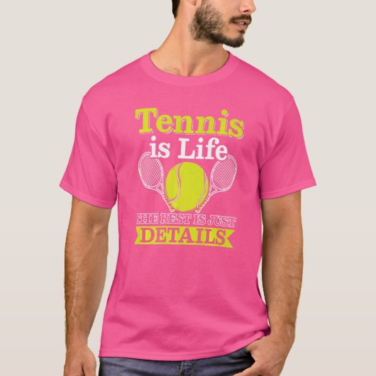 テニスボールとラケットテニス選手あなたが必要B Tシャツ (正面)