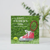 テニスボールとラケット お父さんありがとう シーズンカード (スタンド正面)