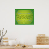 テニスボールと引用文007 ポスター (キッチン)