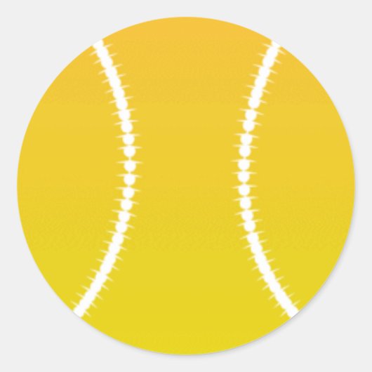 テニスボールのシール ラウンドシール (正面)