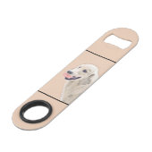 テニスボールのドッグアー絵画ト付きゴールデンレトリバー スピード栓抜き (裏面アングル)