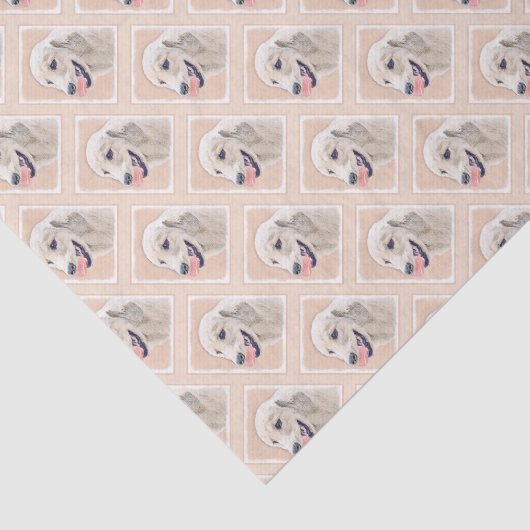 テニスボールのドッグアー絵画ト付きゴールデンレトリバー 薄葉紙 (詳細)