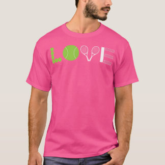 テニスボールのファンのためのテニスバッグテニス Tシャツ