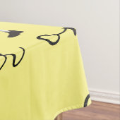 テニスボールのライフはコートの方が良い テーブルクロス (インサイチュ)