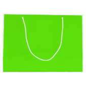 テニスボールのライフはコートの方が良い ラージペーパーバッグ (裏面)