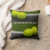 テニスボールの方がテニスライフが良い クッション (ブランケット)