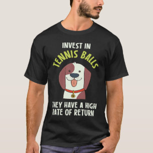 テニスボールへの投資I株式市場会計士I Tシャツ