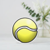 テニスボールをハッピーバースデーカード カード (スタンド正面)