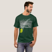 テニスボールを使ったテニストーナメント Tシャツ (正面フル)