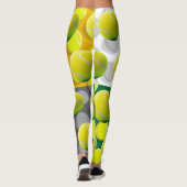 テニスボールを緑に塗る レギンス (裏面)