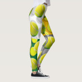 テニスボールを緑に塗る レギンス (右)