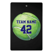 テニスボールアート ミニクリップボード (裏面)