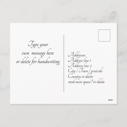 テニスボールイースターエッグでイースターを打つテニス シーズンポストカード (裏面)