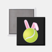 テニスボールイースターバニー マグネット (正面/裏面)